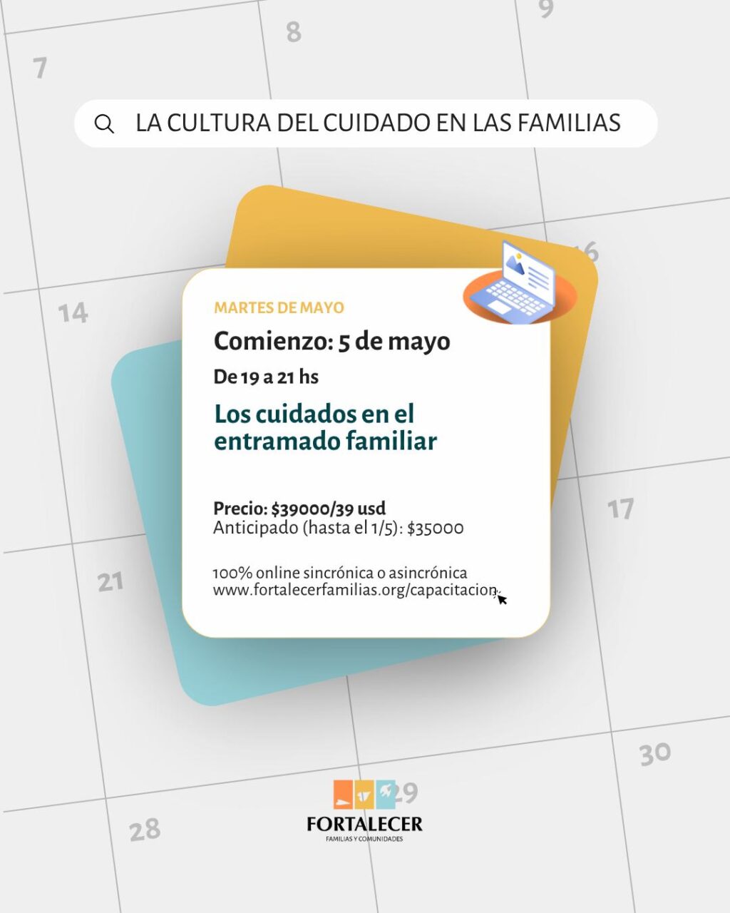 Instagram post from fortalecerfamilias. This post is in position 1.