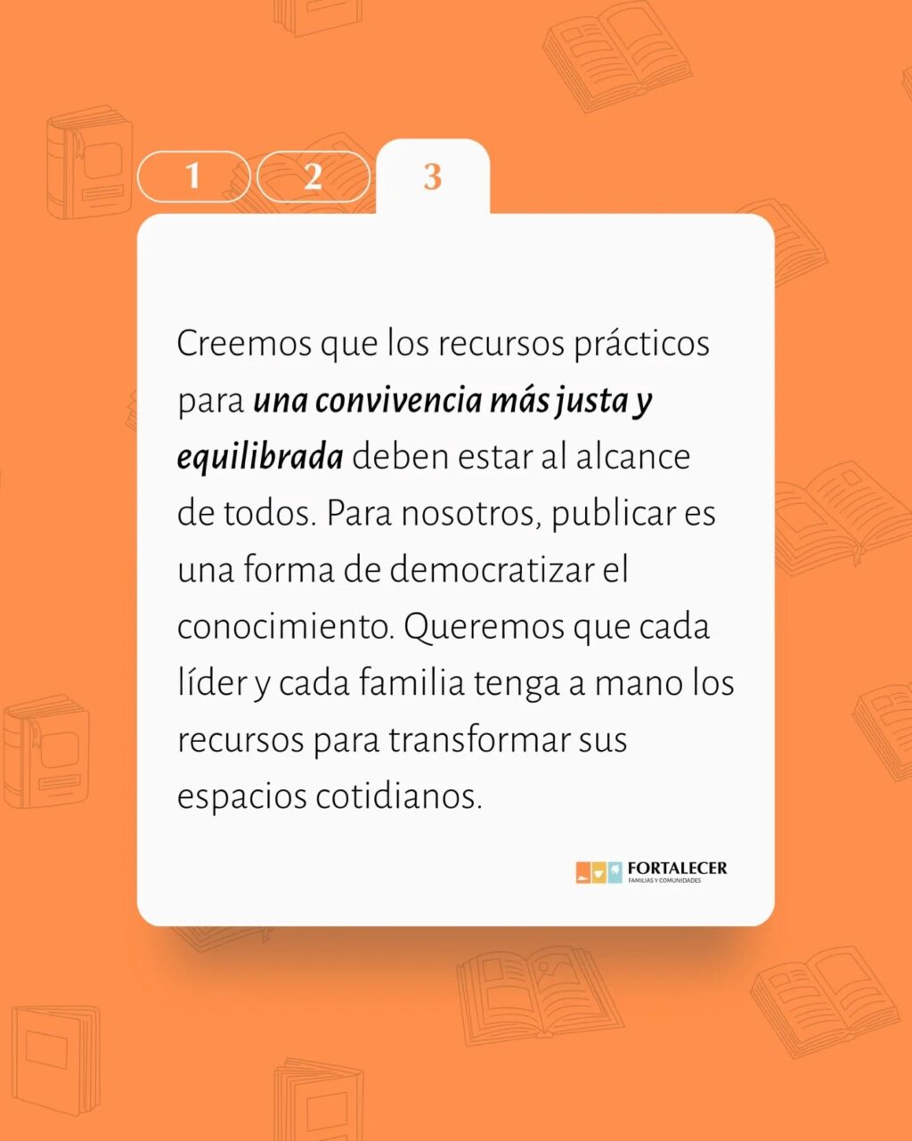 Instagram post from fortalecerfamilias. This post is in position 3.